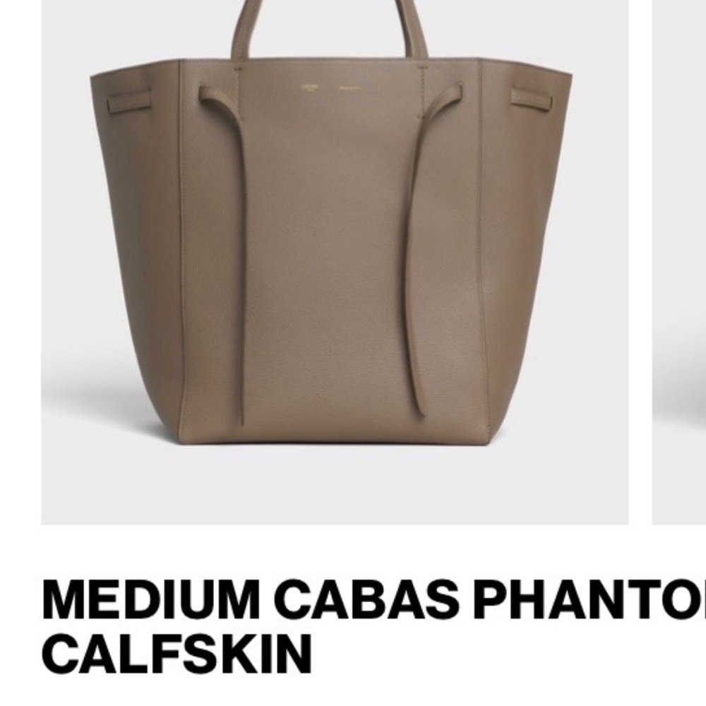 Celine Medium Cabas Phantom Tote - Brown